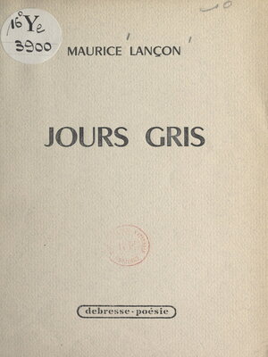 cover image of Jours gris